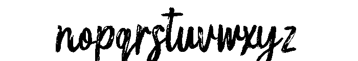 Holgiona Regular Font LOWERCASE