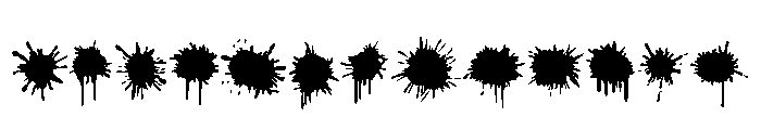 Holi Paint Splashes FONT