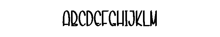 Holiay Playsign Font UPPERCASE