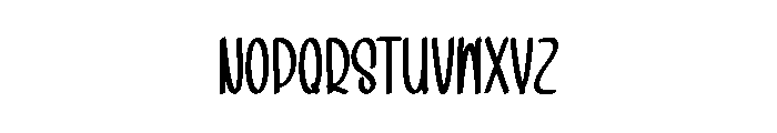 Holiay Playsign Font LOWERCASE