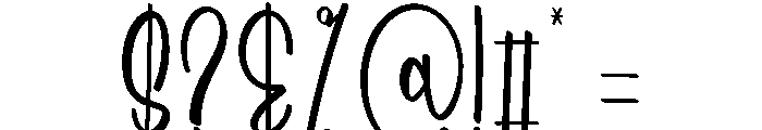 Holiday Adorable Font OTHER CHARS