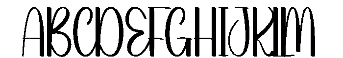 Holiday Alexandria Font UPPERCASE