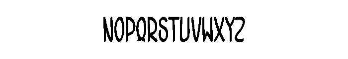 Holiday Alrights Font UPPERCASE