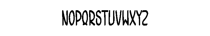 Holiday Alrights Font LOWERCASE