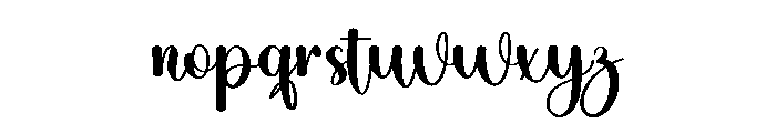 Holiday Amsterdam Font LOWERCASE