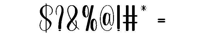 Holiday Autumn Font OTHER CHARS