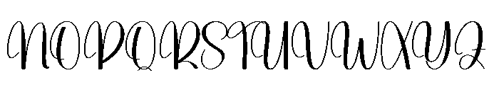 Holiday Autumn Font UPPERCASE