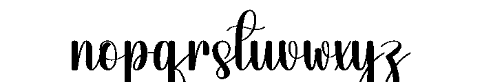 Holiday Autumn Font LOWERCASE