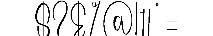 Holiday Bordough Font OTHER CHARS