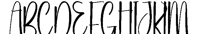 Holiday Bordough Font UPPERCASE