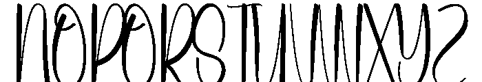 Holiday Bordough Font UPPERCASE