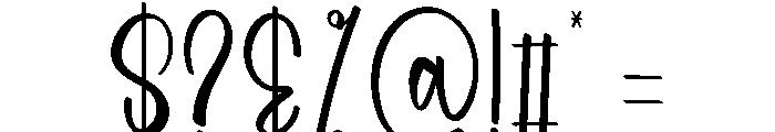 Holiday Boymovie Font OTHER CHARS