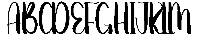 Holiday Boymovie Font UPPERCASE
