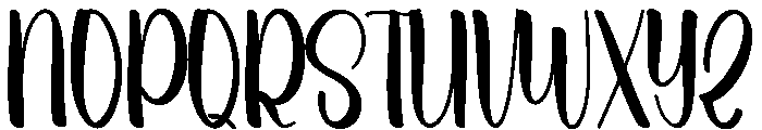 Holiday Boymovie Font UPPERCASE