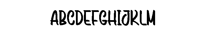 Holiday Bradguine Font UPPERCASE