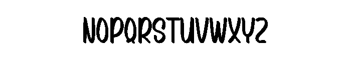 Holiday Bradguine Font UPPERCASE