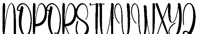 Holiday Bridges Font UPPERCASE
