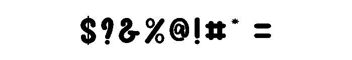 Holiday Cheerful Font OTHER CHARS