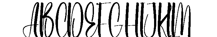Holiday Enchanthink Font UPPERCASE