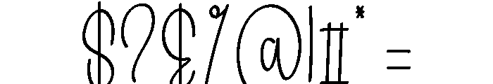 Holiday Exploring Font OTHER CHARS