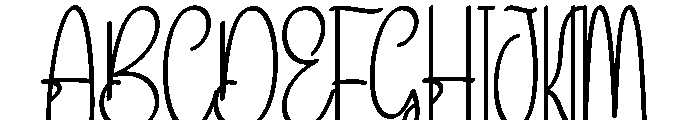 Holiday Exploring Font UPPERCASE