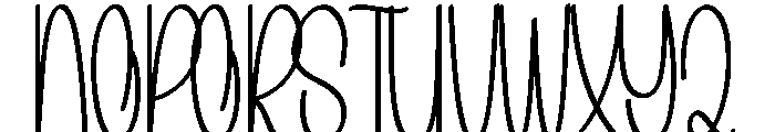 Holiday Exploring Font UPPERCASE