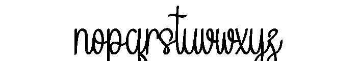 Holiday Exploring Font LOWERCASE