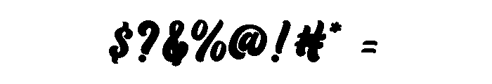 Holiday Fantasy Font OTHER CHARS