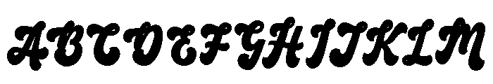 Holiday Fantasy Font UPPERCASE