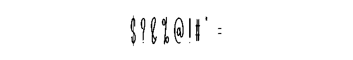 Holiday February Font OTHER CHARS