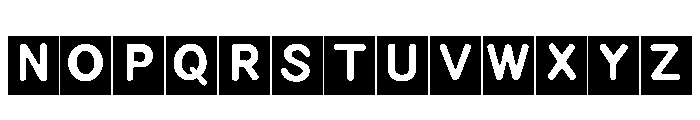 Holiday Film Frame Font UPPERCASE