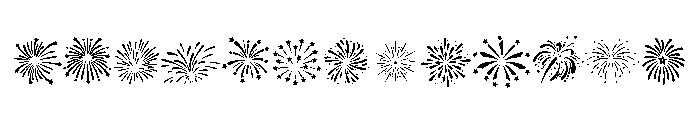 Holiday Fireworks FONT