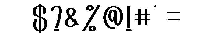 Holiday Gift Font OTHER CHARS