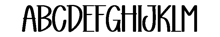 Holiday Gift Font UPPERCASE