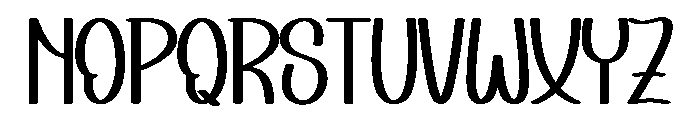 Holiday Gift Font UPPERCASE