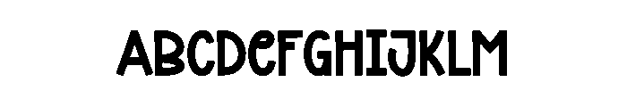 Holiday Grandma Font UPPERCASE