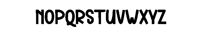 Holiday Grandma Font UPPERCASE