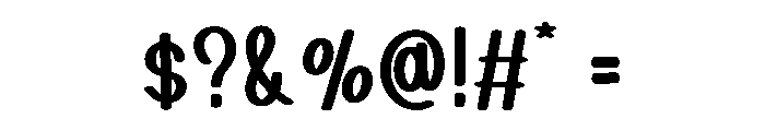 Holiday Highland Font OTHER CHARS