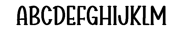 Holiday Highland Font UPPERCASE