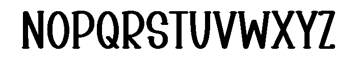 Holiday Highland Font LOWERCASE