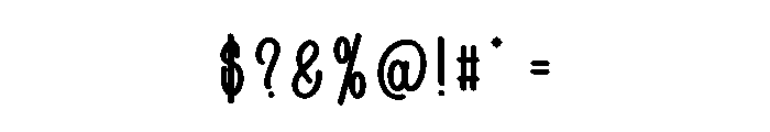 Holiday Honeydew Font OTHER CHARS