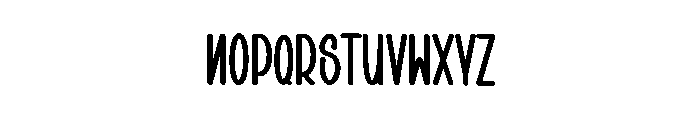 Holiday Honeydew Font LOWERCASE