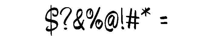 Holiday Jangle Font OTHER CHARS