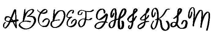 Holiday Jangle Font UPPERCASE