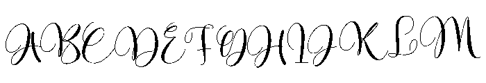 Holiday Journals Font UPPERCASE