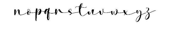 Holiday Journals Font LOWERCASE