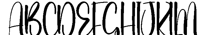 Holiday Lazydog Font UPPERCASE