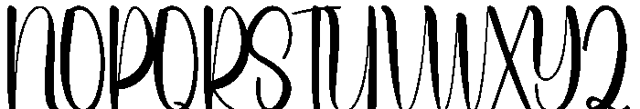 Holiday Lazydog Font UPPERCASE