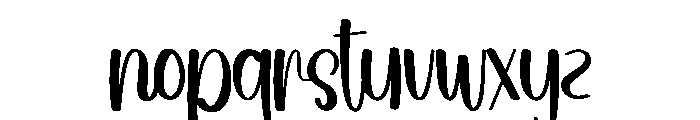 Holiday Marsellie Font LOWERCASE