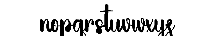 Holiday Nightmarish Font LOWERCASE